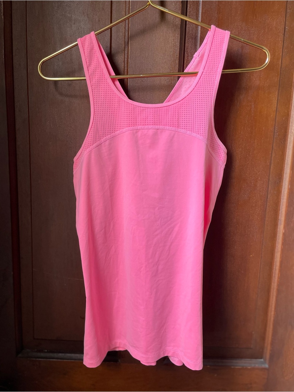 Nike women's medium pink athletic tank top